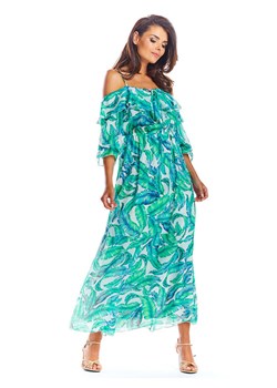Awama Sukienka w kolorze turkusowym ze wzorem ze sklepu Limango Polska w kategorii Sukienki - zdjęcie 166042943