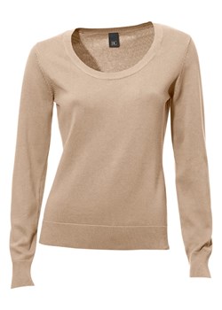Heine Sweter w kolorze beżowym ze sklepu Limango Polska w kategorii Swetry damskie - zdjęcie 166043540