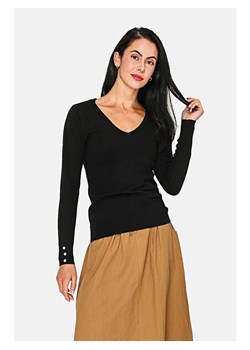 ASSUILI Sweter w kolorze czarnym ze sklepu Limango Polska w kategorii Swetry damskie - zdjęcie 166044773
