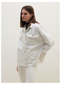 STEFANEL Kurtka koszulowa w kolorze białym ze sklepu Limango Polska w kategorii Kurtki damskie - zdjęcie 166046440