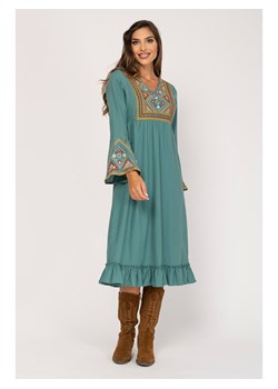 Peace &amp; Love Sukienka w kolorze turkusowym ze sklepu Limango Polska w kategorii Sukienki - zdjęcie 166047064