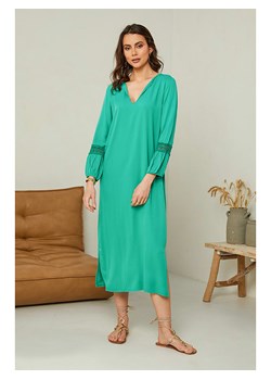 Pure Cotton Sukienka w kolorze zielonym ze sklepu Limango Polska w kategorii Sukienki - zdjęcie 166048921