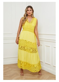 Plus Size Company Sukienka w kolorze żółtym ze sklepu Limango Polska w kategorii Sukienki - zdjęcie 166049704