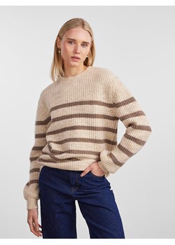 Pieces Sweter w kolorze beżowym ze sklepu Limango Polska w kategorii Swetry damskie - zdjęcie 166052593