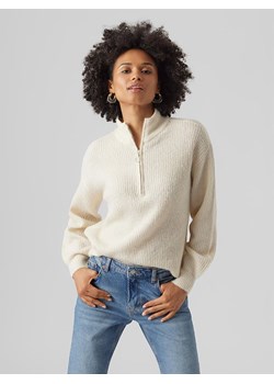 Vero Moda Sweter w kolorze kremowym ze sklepu Limango Polska w kategorii Swetry damskie - zdjęcie 166053004