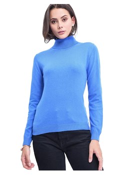 ASSUILI Sweter w kolorze niebieskim ze sklepu Limango Polska w kategorii Swetry damskie - zdjęcie 166054191