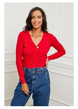 Soft Cashmere Kardigan w kolorze czerwonym ze sklepu Limango Polska w kategorii Swetry damskie - zdjęcie 166057362