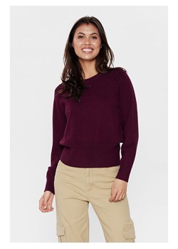 NÜMPH Sweter &quot;Nupoppy&quot; w kolorze bordowym ze sklepu Limango Polska w kategorii Swetry damskie - zdjęcie 166057841