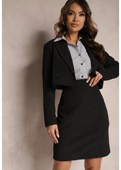 Czarna Ołówkowa Spódnica o Długości Mini Bezande ze sklepu Renee odzież w kategorii Spódnice - zdjęcie 166060061