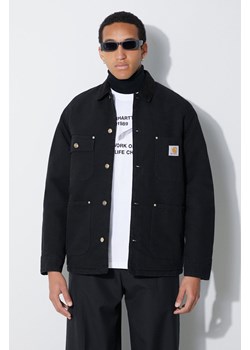 Carhartt WIP kurtka jeansowa OG Chore Coat męska kolor czarny przejściowa I027357.00E3K ze sklepu PRM w kategorii Kurtki męskie - zdjęcie 166070392