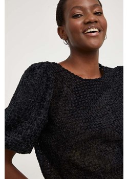 Answear Lab bluzka damska kolor czarny gładka ze sklepu ANSWEAR.com w kategorii Bluzki damskie - zdjęcie 166070793