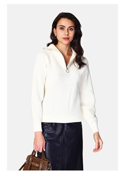 ASSUILI Kaszmirowy sweter w kolorze kremowym ze sklepu Limango Polska w kategorii Swetry damskie - zdjęcie 166072230