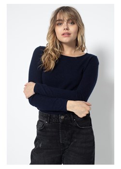 Perfect Cashmere Kaszmirowy sweter &quot;Whitney&quot; w kolorze granatowym ze sklepu Limango Polska w kategorii Swetry damskie - zdjęcie 166072273