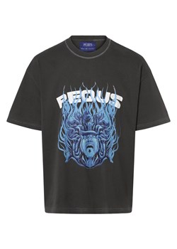 PEQUS T-shirt męski Mężczyźni Bawełna antracytowy nadruk ze sklepu vangraaf w kategorii T-shirty męskie - zdjęcie 166072520
