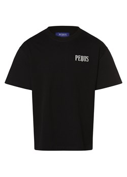 PEQUS T-shirt męski Mężczyźni Bawełna czarny nadruk ze sklepu vangraaf w kategorii T-shirty męskie - zdjęcie 166072523