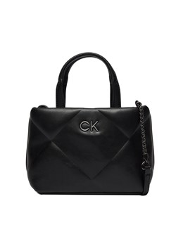 Torebka Calvin Klein Re-Lock Quilt Tote Mini K60K611340 Ck Black BEH ze sklepu eobuwie.pl w kategorii Torby Shopper bag - zdjęcie 166072653