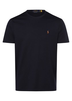 Polo Ralph Lauren T-shirt męski Mężczyźni Bawełna granatowy jednolity ze sklepu vangraaf w kategorii T-shirty męskie - zdjęcie 166085104