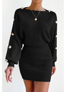 Sukienka BORELESA BLACK ze sklepu Ivet Shop w kategorii Sukienki - zdjęcie 166085313
