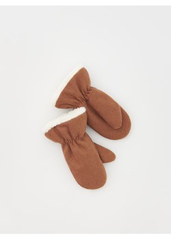 Reserved - Rękawiczki z wełną - beżowy ze sklepu Reserved w kategorii Rękawiczki dziecięce - zdjęcie 166088454