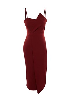 trendyol Sukienka w kolorze bordowym ze sklepu Limango Polska w kategorii Sukienki - zdjęcie 166090580