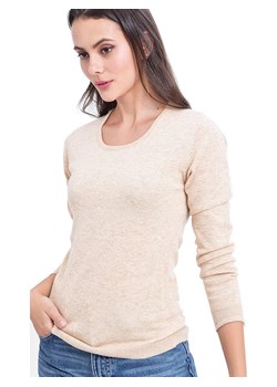 ASSUILI Sweter w kolorze beżowym ze sklepu Limango Polska w kategorii Swetry damskie - zdjęcie 166091064