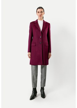 Płaszcz dyplomatka w kolorze fuksji 100% wełna ze sklepu Molton w kategorii Płaszcze damskie - zdjęcie 166091341