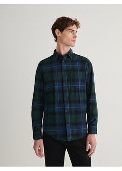 Reserved - Koszula regular fit w kratę - wielobarwny ze sklepu Reserved w kategorii Koszule męskie - zdjęcie 166091592