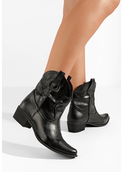Czarne kowbojki damskie Vernazza ze sklepu Zapatos w kategorii Botki - zdjęcie 166092082