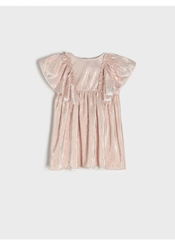 Sinsay - Sukienka z marszczeniami - złoty ze sklepu Sinsay w kategorii Sukienki niemowlęce - zdjęcie 166110514
