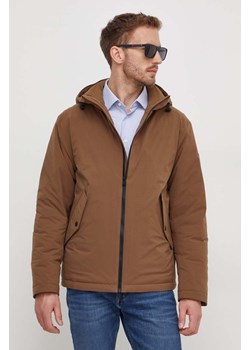 BOSS kurtka męska kolor brązowy przejściowa ze sklepu ANSWEAR.com w kategorii Kurtki męskie - zdjęcie 166114450