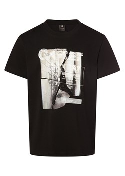 G-Star RAW T-shirt męski Mężczyźni Bawełna czarny nadruk ze sklepu vangraaf w kategorii T-shirty męskie - zdjęcie 166115341