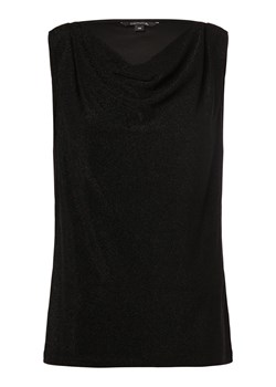 comma Top damski Kobiety Sztuczne włókno czarny jednolity ze sklepu vangraaf w kategorii Bluzki damskie - zdjęcie 166115374