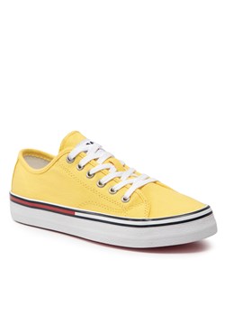Tenisówki Tommy Jeans Essential Low EN0EN01796 Soleil ZGF ze sklepu eobuwie.pl w kategorii Trampki damskie - zdjęcie 166124252
