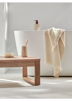 Sinsay - Ręcznik bawełniany - kremowy ze sklepu Sinsay w kategorii Ręczniki - zdjęcie 166125923