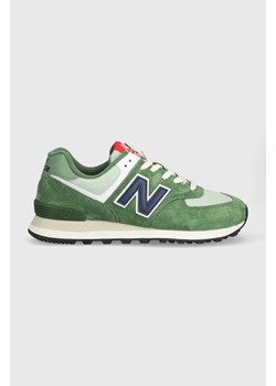 New Balance sneakersy 574 kolor zielony ze sklepu ANSWEAR.com w kategorii Buty sportowe męskie - zdjęcie 166128082