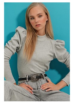 trendyol Sweter w kolorze szarym ze sklepu Limango Polska w kategorii Swetry damskie - zdjęcie 166128732