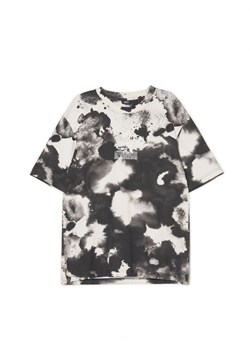 Cropp - Koszulka z abstrakcyjnym printem all over - czarny ze sklepu Cropp w kategorii T-shirty męskie - zdjęcie 166140312