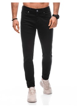 Spodnie męskie jeansowe 1442P - czarne ze sklepu Edoti w kategorii Spodnie męskie - zdjęcie 166140644