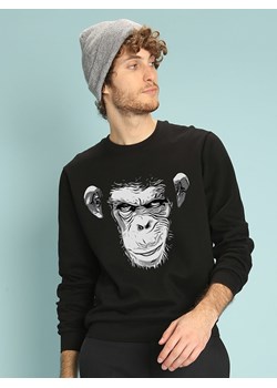 WOOOP Bluza &quot;Evil Monkey&quot; w kolorze czarnym ze sklepu Limango Polska w kategorii Bluzy męskie - zdjęcie 166149724