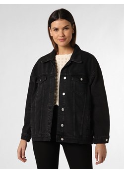 HUGO Damska kurtka jeansowa Kobiety Jeansy czarny jednolity ze sklepu vangraaf w kategorii Kurtki damskie - zdjęcie 166150763