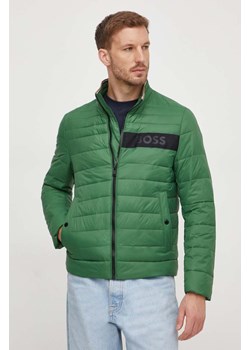 BOSS kurtka męska kolor zielony przejściowa ze sklepu ANSWEAR.com w kategorii Kurtki męskie - zdjęcie 166151761