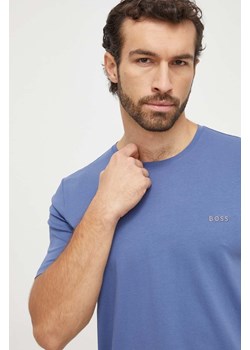 BOSS t-shirt lounge kolor niebieski melanżowy ze sklepu ANSWEAR.com w kategorii T-shirty męskie - zdjęcie 166152053
