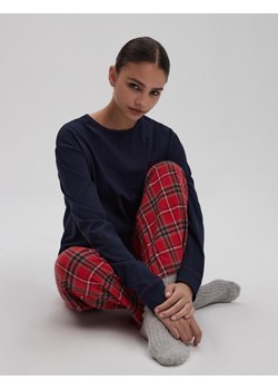 Piżama PIJAMA SET Czerwony-Granat XS/S ze sklepu Diverse w kategorii Piżamy damskie - zdjęcie 166155663