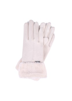 Damskie rękawiczki ze sztucznym futerkiem ze sklepu WITTCHEN w kategorii Rękawiczki damskie - zdjęcie 166156042
