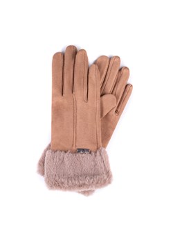 Damskie rękawiczki ze sztucznym futerkiem ze sklepu WITTCHEN w kategorii Rękawiczki damskie - zdjęcie 166156043