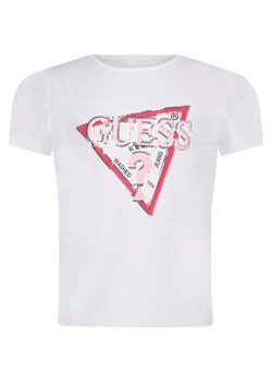 Guess T-shirt | Regular Fit ze sklepu Gomez Fashion Store w kategorii Bluzki dziewczęce - zdjęcie 166156140