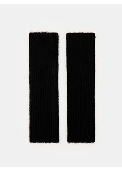 Mohito - Czarne rękawiczki typu mitenki - czarny ze sklepu Mohito w kategorii Rękawiczki damskie - zdjęcie 166158961