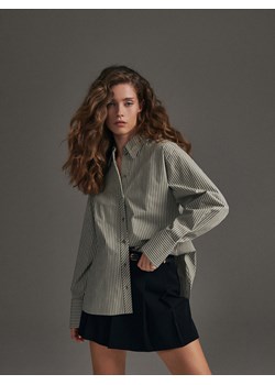 Reserved - Bawełniana koszula - oliwkowy ze sklepu Reserved w kategorii Koszule damskie - zdjęcie 166159543