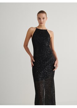 Reserved - Cekinowa sukienka - czarny ze sklepu Reserved w kategorii Sukienki - zdjęcie 166159704