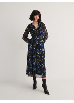 Reserved - Sukienka z paskiem - wielobarwny ze sklepu Reserved w kategorii Sukienki - zdjęcie 166159802